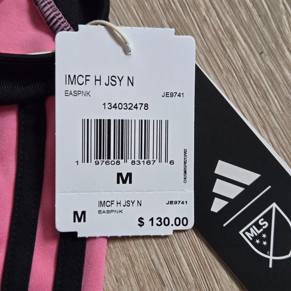 Adidas Inter Miami CF Messi Home Soccer Jersey Medium Official $130 New With Tag - Picture 15 of 17